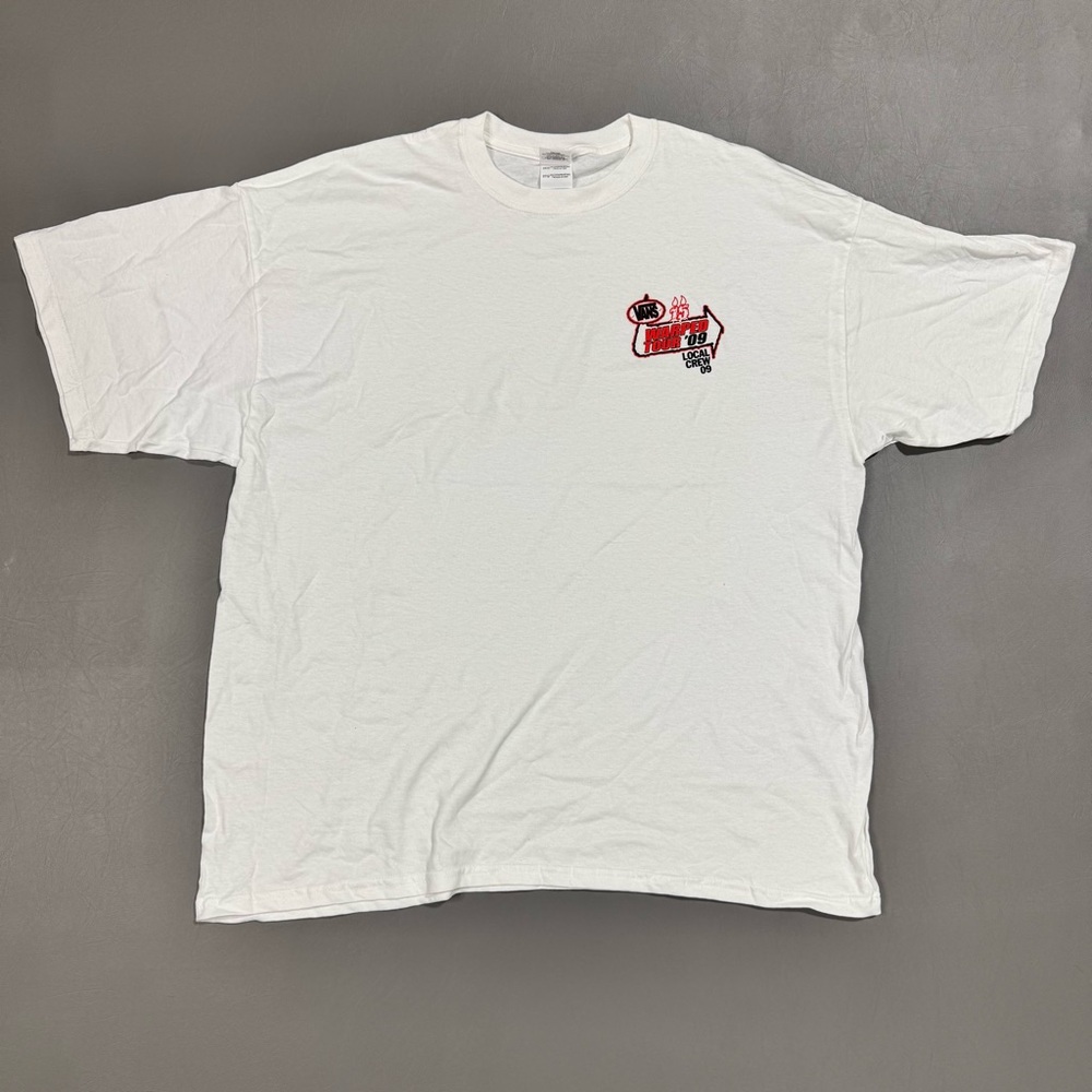 Vans Warped Tour 2009 Local Crew Shirt 2XL White